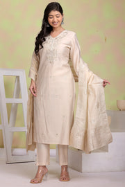 Pearl Whisper Embroidered Kurta Set